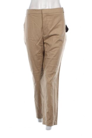 Pantaloni de femei Zara, Mărime XL, Culoare Bej, Preț 203,95 Lei