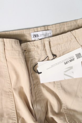 Dámské kalhoty  Zara, Velikost M, Barva Béžová, Cena  346,00 Kč