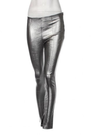 Дамски панталон Zara Trafaluc, Размер M, Цвят Сребрист, Цена 61,94 лв.