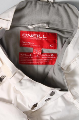 Дамски панталон за зимни спортове O'neill, Размер XS, Цвят Бял, Цена 132,74 лв.