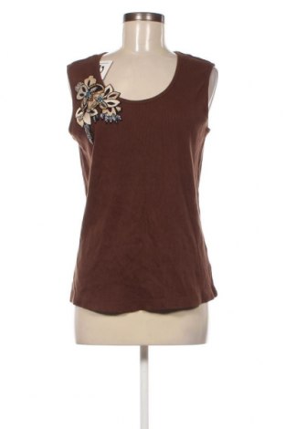 Γυναικείο αμάνικο μπλουζάκι, Μέγεθος XL, Χρώμα Καφέ, Τιμή 8,00 €