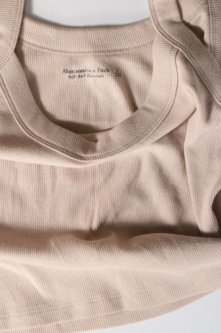 Tricou de damă Abercrombie & Fitch, Mărime L, Culoare Bej, Preț 110,13 Lei