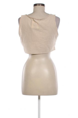 Γυναικείο αμάνικο μπλουζάκι Adda, Μέγεθος M, Χρώμα  Μπέζ, Τιμή 2,66 €