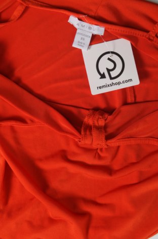 Damska koszulka na ramiączkach Amisu, Rozmiar XS, Kolor Pomarańczowy, Cena 16,14 zł
