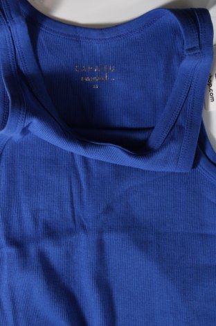 Γυναικείο αμάνικο μπλουζάκι Camaieu, Μέγεθος XS, Χρώμα Μπλέ, Τιμή 10,82 €
