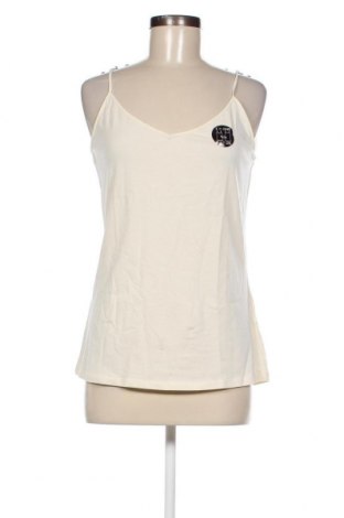 Γυναικείο αμάνικο μπλουζάκι Camaieu, Μέγεθος XL, Χρώμα Εκρού, Τιμή 5,63 €