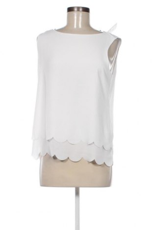 Γυναικείο αμάνικο μπλουζάκι Comma,, Μέγεθος M, Χρώμα Λευκό, Τιμή 18,22 €