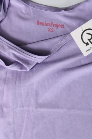 Γυναικείο αμάνικο μπλουζάκι Denim Project, Μέγεθος XS, Χρώμα Βιολετί, Τιμή 6,23 €