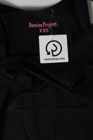 Γυναικείο αμάνικο μπλουζάκι Denim Project, Μέγεθος XXS, Χρώμα Μαύρο, Τιμή 6,23 €