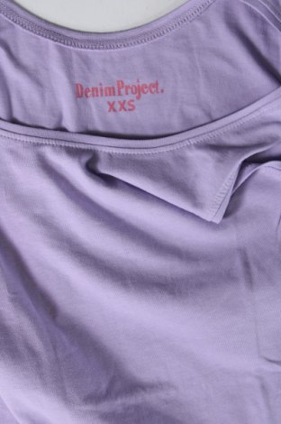 Γυναικείο αμάνικο μπλουζάκι Denim Project, Μέγεθος XXS, Χρώμα Βιολετί, Τιμή 15,98 €
