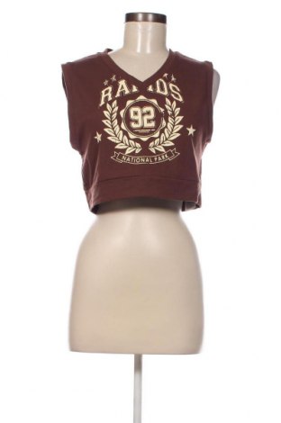 Γυναικείο αμάνικο μπλουζάκι Fb Sister, Μέγεθος S, Χρώμα Καφέ, Τιμή 3,99 €