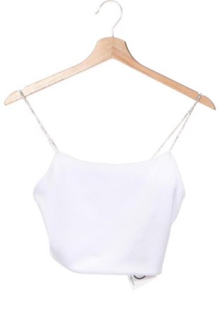 Γυναικείο αμάνικο μπλουζάκι Fb Sister, Μέγεθος XS, Χρώμα Λευκό, Τιμή 8,42 €