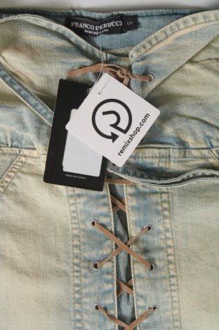 Γυναικείο αμάνικο μπλουζάκι Franco Ferucci, Μέγεθος S, Χρώμα Μπλέ, Τιμή 12,79 €