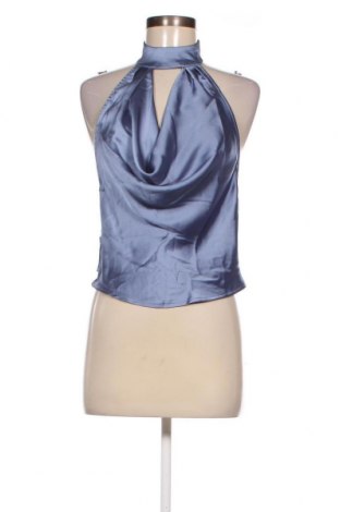 Γυναικείο αμάνικο μπλουζάκι Gina Tricot, Μέγεθος S, Χρώμα Μπλέ, Τιμή 8,47 €