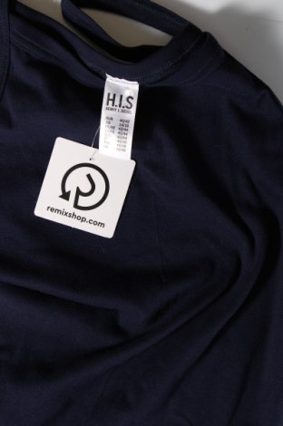 Γυναικείο αμάνικο μπλουζάκι H.I.S, Μέγεθος M, Χρώμα Μπλέ, Τιμή 7,03 €