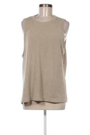 Γυναικείο αμάνικο μπλουζάκι H&M, Μέγεθος XL, Χρώμα Πράσινο, Τιμή 4,58 €