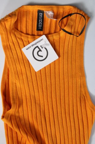 Γυναικείο αμάνικο μπλουζάκι H&M Divided, Μέγεθος XS, Χρώμα Κίτρινο, Τιμή 8,04 €
