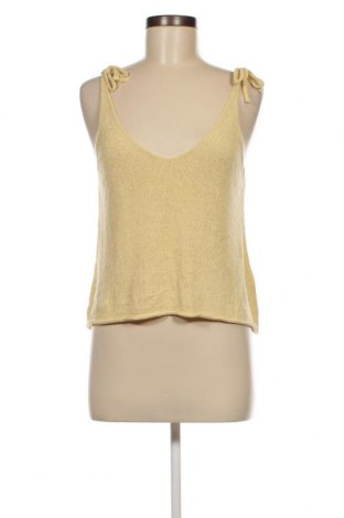 Γυναικείο αμάνικο μπλουζάκι H&M Divided, Μέγεθος M, Χρώμα Κίτρινο, Τιμή 3,62 €