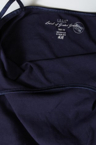 Γυναικείο αμάνικο μπλουζάκι H&M L.O.G.G., Μέγεθος M, Χρώμα Μπλέ, Τιμή 3,99 €