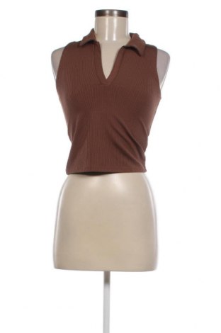 Γυναικείο αμάνικο μπλουζάκι Hollister, Μέγεθος M, Χρώμα Καφέ, Τιμή 3,57 €