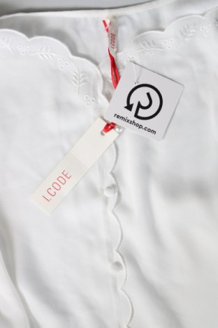 Γυναικείο αμάνικο μπλουζάκι I.Code, Μέγεθος L, Χρώμα Λευκό, Τιμή 5,43 €