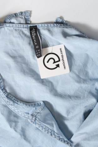 Γυναικείο αμάνικο μπλουζάκι Jean Pascale, Μέγεθος L, Χρώμα Μπλέ, Τιμή 6,65 €
