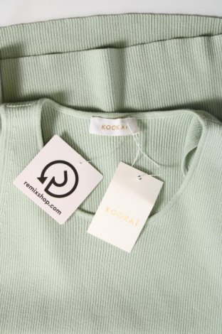 Γυναικείο αμάνικο μπλουζάκι Kookai, Μέγεθος L, Χρώμα Πράσινο, Τιμή 25,89 €