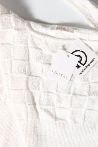 Γυναικείο αμάνικο μπλουζάκι Kookai, Μέγεθος S, Χρώμα Λευκό, Τιμή 31,96 €