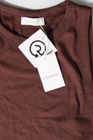 Γυναικείο αμάνικο μπλουζάκι Kookai, Μέγεθος S, Χρώμα Καφέ, Τιμή 18,22 €