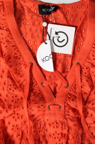 Γυναικείο αμάνικο μπλουζάκι Kookai, Μέγεθος XS, Χρώμα Πορτοκαλί, Τιμή 12,78 €