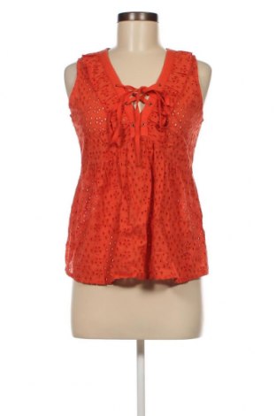 Γυναικείο αμάνικο μπλουζάκι Kookai, Μέγεθος XS, Χρώμα Πορτοκαλί, Τιμή 19,18 €