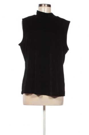 Γυναικείο αμάνικο μπλουζάκι Laura Torelli, Μέγεθος L, Χρώμα Μαύρο, Τιμή 4,02 €