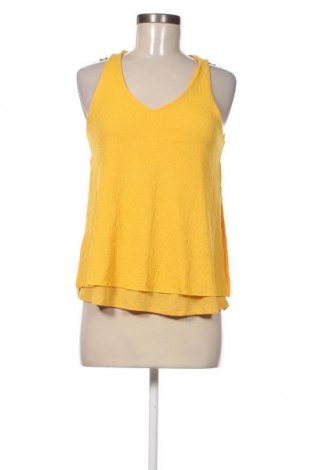 Γυναικείο αμάνικο μπλουζάκι Mango, Μέγεθος S, Χρώμα Κίτρινο, Τιμή 3,68 €