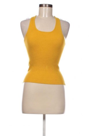 Γυναικείο αμάνικο μπλουζάκι Mango, Μέγεθος S, Χρώμα Κίτρινο, Τιμή 4,66 €