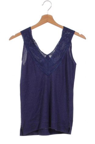 Γυναικείο αμάνικο μπλουζάκι Massimo Dutti, Μέγεθος XS, Χρώμα Μπλέ, Τιμή 8,29 €