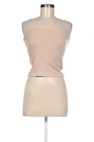 Γυναικείο αμάνικο μπλουζάκι NA-KD, Μέγεθος M, Χρώμα  Μπέζ, Τιμή 2,40 €