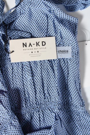 Tricou de damă NA-KD, Mărime M, Culoare Albastru, Preț 33,65 Lei