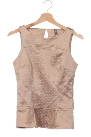 Γυναικείο αμάνικο μπλουζάκι Naf Naf, Μέγεθος S, Χρώμα  Μπέζ, Τιμή 4,08 €