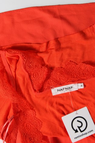Γυναικείο αμάνικο μπλουζάκι Naf Naf, Μέγεθος S, Χρώμα Πορτοκαλί, Τιμή 5,27 €
