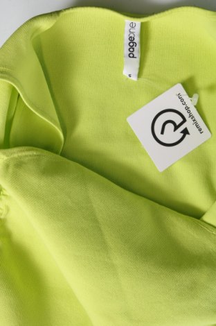 Γυναικείο αμάνικο μπλουζάκι Page One, Μέγεθος S, Χρώμα Κίτρινο, Τιμή 3,70 €