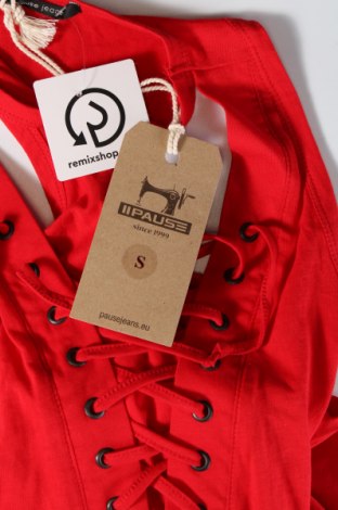 Damentop Pause Jeans, Größe S, Farbe Rot, Preis 15,86 €