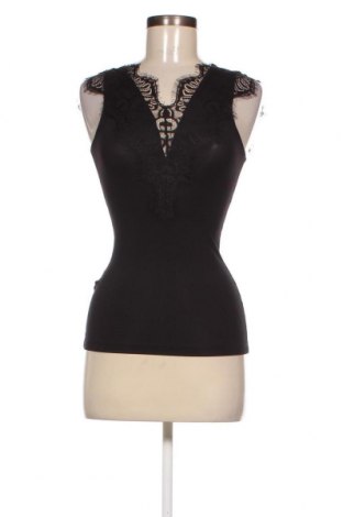 Γυναικείο αμάνικο μπλουζάκι Pieces, Μέγεθος XS, Χρώμα Μαύρο, Τιμή 7,19 €