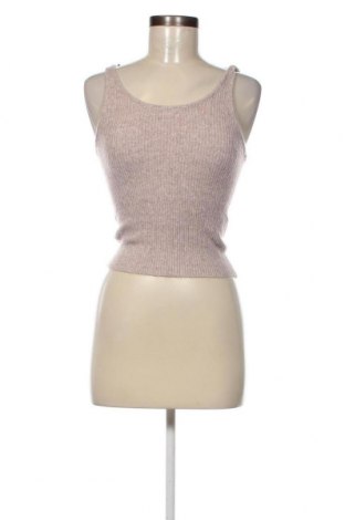 Γυναικείο αμάνικο μπλουζάκι Pull&Bear, Μέγεθος S, Χρώμα  Μπέζ, Τιμή 8,76 €