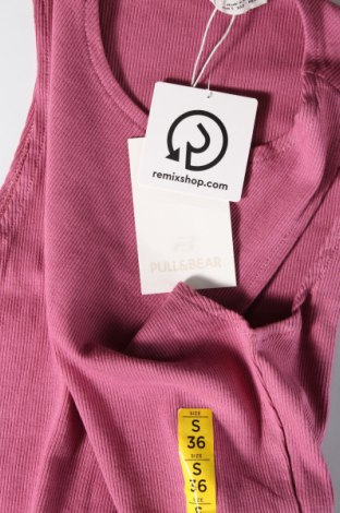 Γυναικείο αμάνικο μπλουζάκι Pull&Bear, Μέγεθος S, Χρώμα Ρόζ , Τιμή 10,82 €