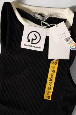 Γυναικείο αμάνικο μπλουζάκι Pull&Bear, Μέγεθος S, Χρώμα Μαύρο, Τιμή 10,82 €