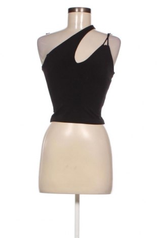 Γυναικείο αμάνικο μπλουζάκι Pull&Bear, Μέγεθος S, Χρώμα Μαύρο, Τιμή 7,68 €
