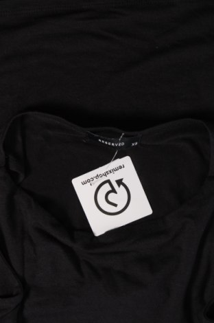 Tricou de damă Reserved, Mărime XS, Culoare Negru, Preț 33,25 Lei