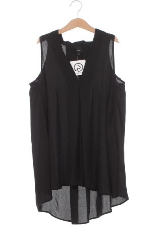 Γυναικείο αμάνικο μπλουζάκι River Island, Μέγεθος XS, Χρώμα Μαύρο, Τιμή 3,78 €