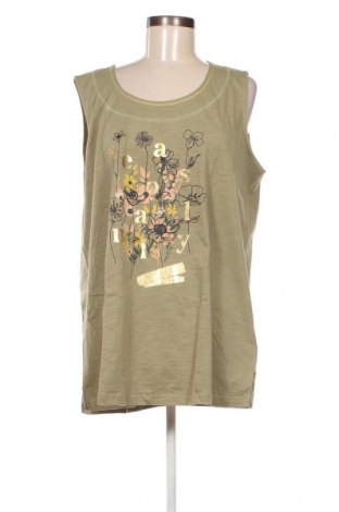Γυναικείο αμάνικο μπλουζάκι Sheego, Μέγεθος XXL, Χρώμα Πράσινο, Τιμή 13,58 €