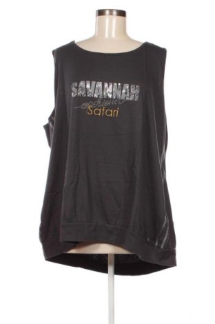 Γυναικείο αμάνικο μπλουζάκι Sheego, Μέγεθος 4XL, Χρώμα Γκρί, Τιμή 15,98 €